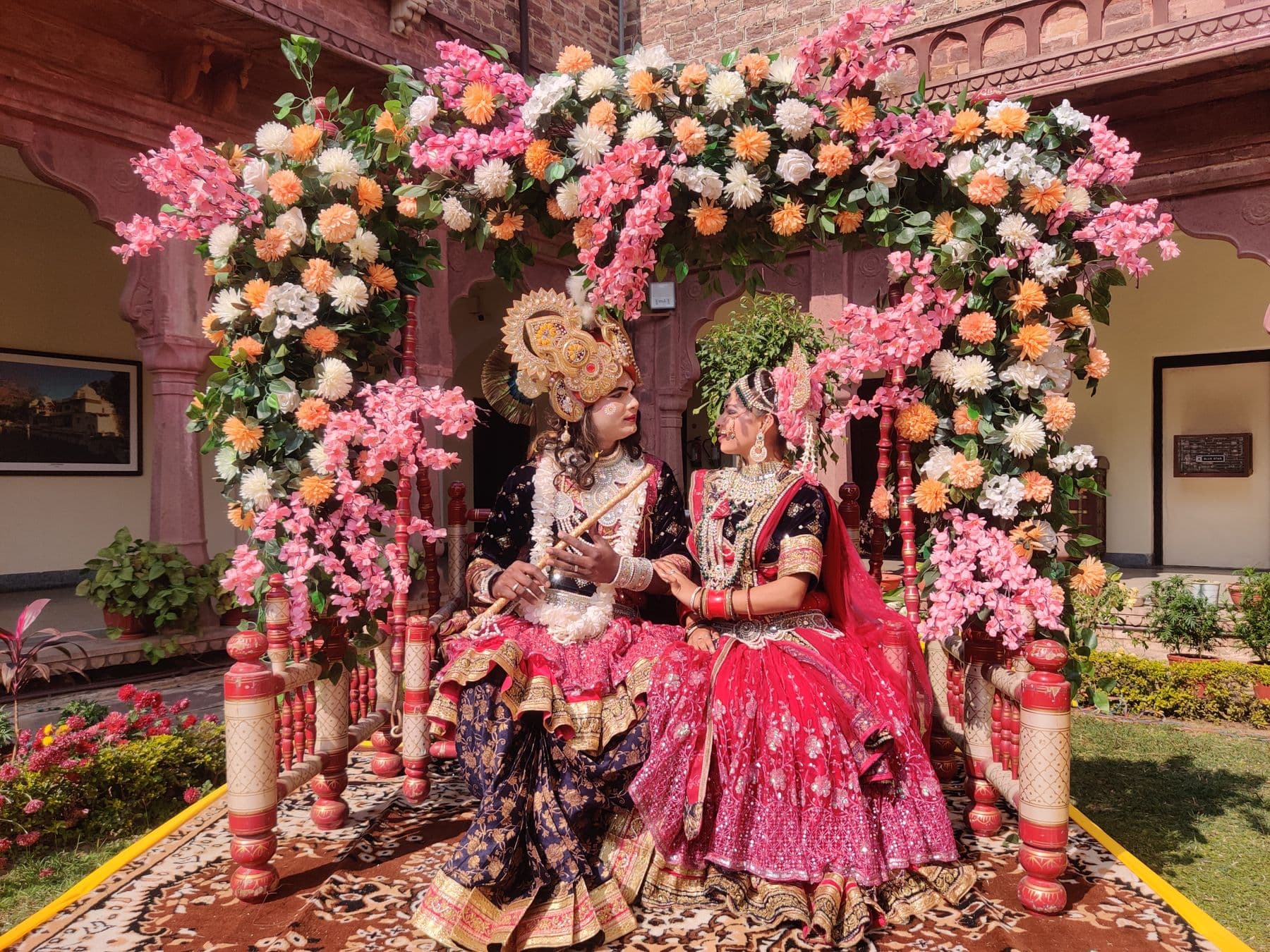A function in progress with guests seated